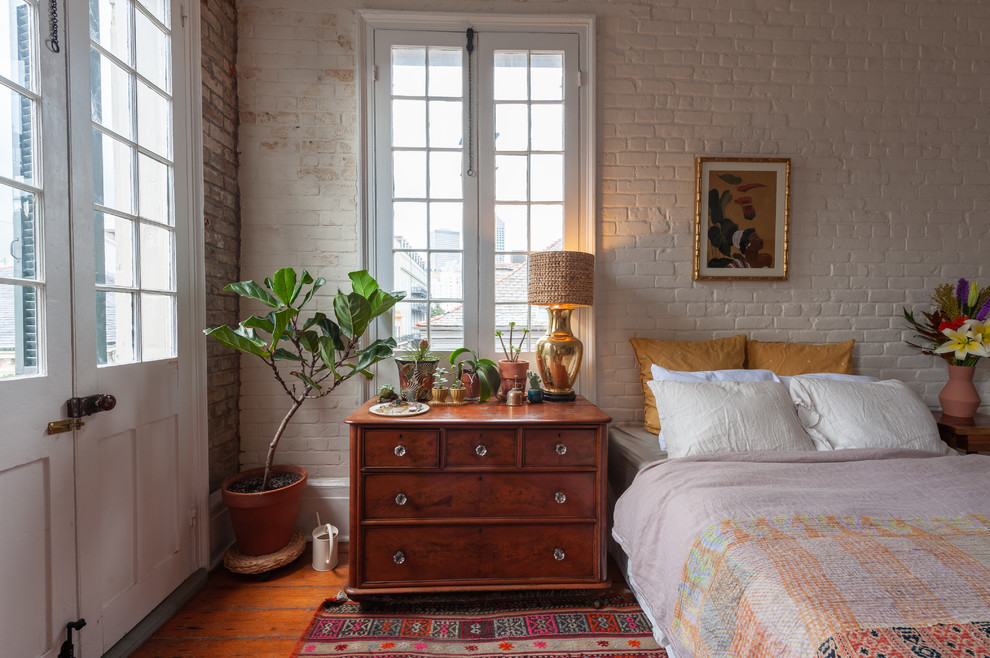 Eclectic bedroom photo in New Orleans