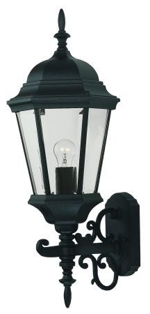 Savoy House 07078-BLK One Light Outdoor Wall Lantern