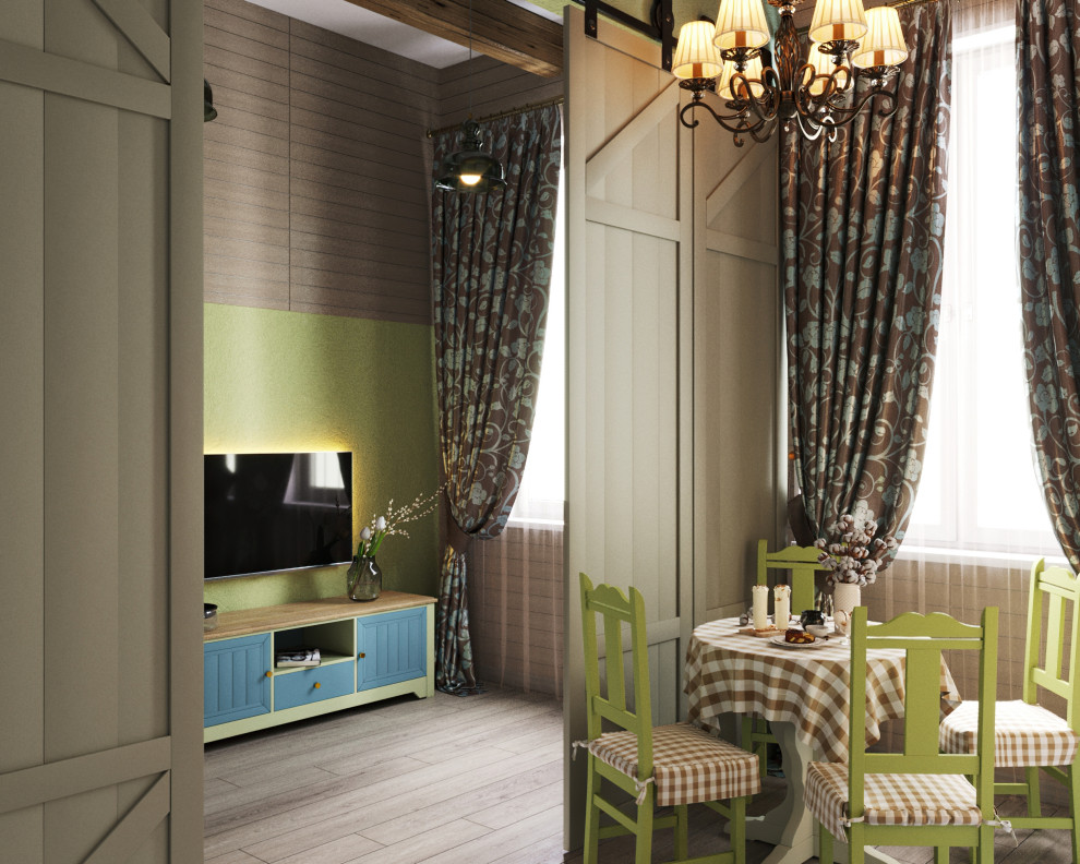 Интерьер квартиры в стиле кантри