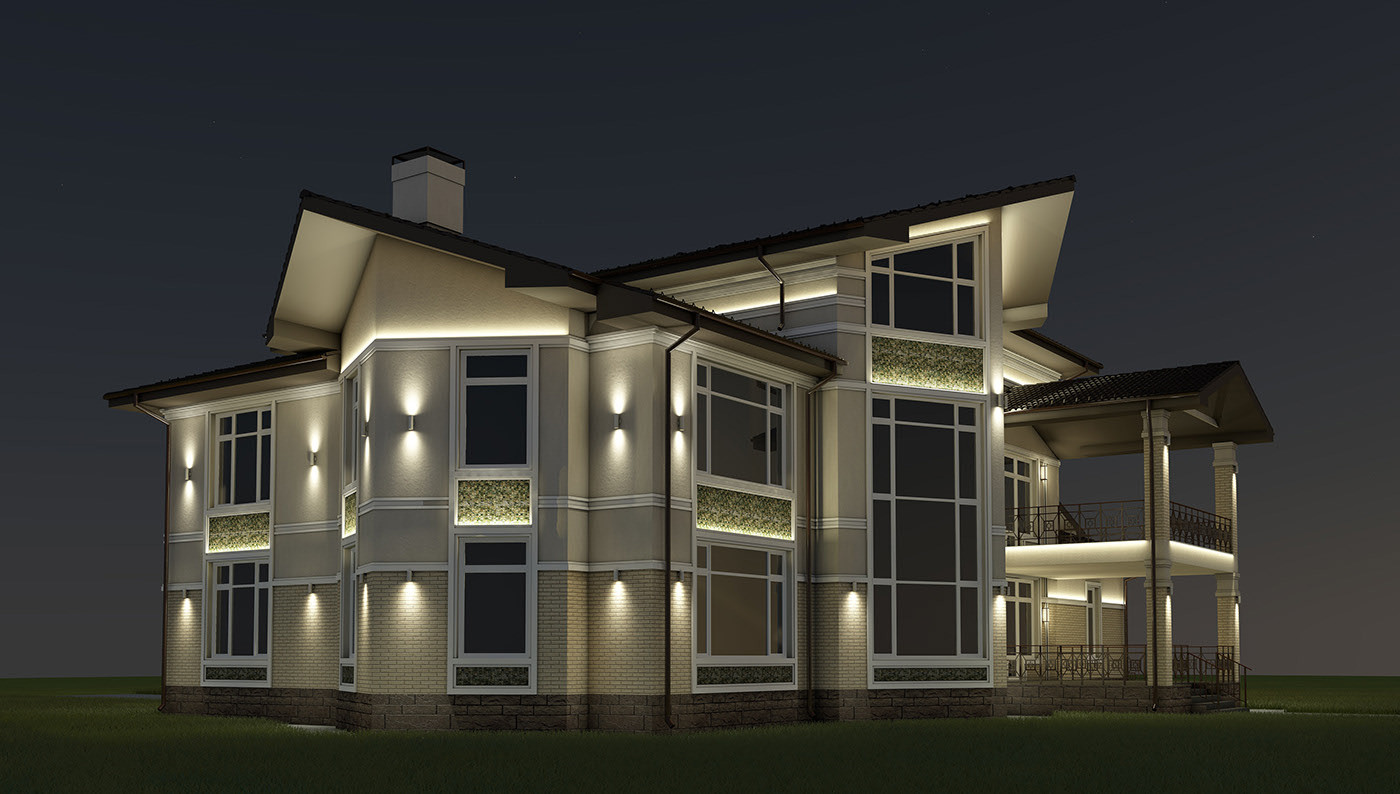 Освещение частного дома