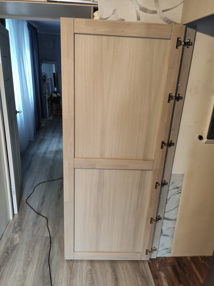 Обшивка металлического каркаса дубом, Графское