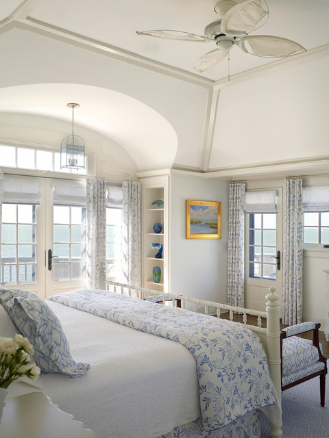 Nautical House on the Bay - Hamptons maritim-schlafzimmer