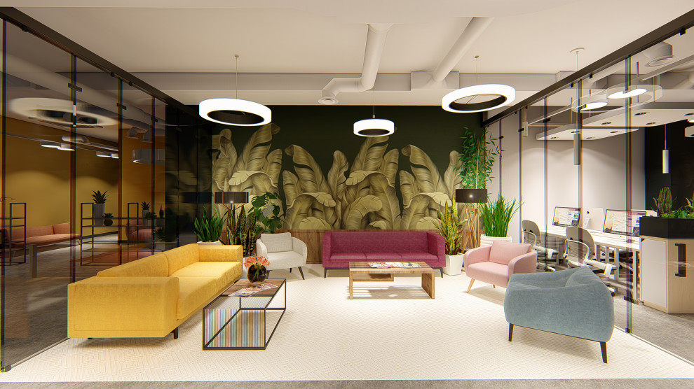 Концепция интерьеров офиса телекомпании НТВ