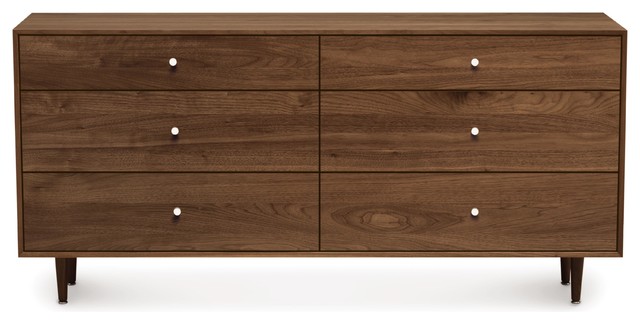 Canvas 6 Drawer Dresser Soft Close Self Drawers Natural Canvas 6 Drawer Dresser Soft Close Self Drawers Natural Maple Midcentury Dressers By Copeland Furniture