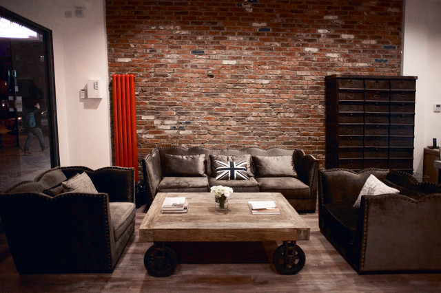 Hampstead Design Hub rustik-vardagsrum