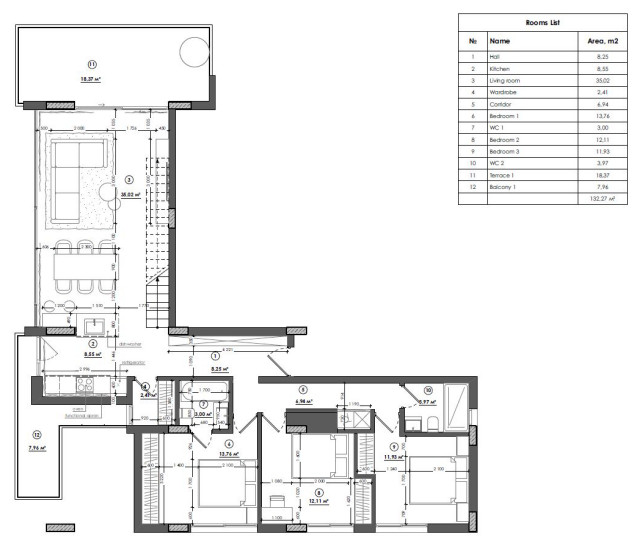 Duplex Apartment rendering