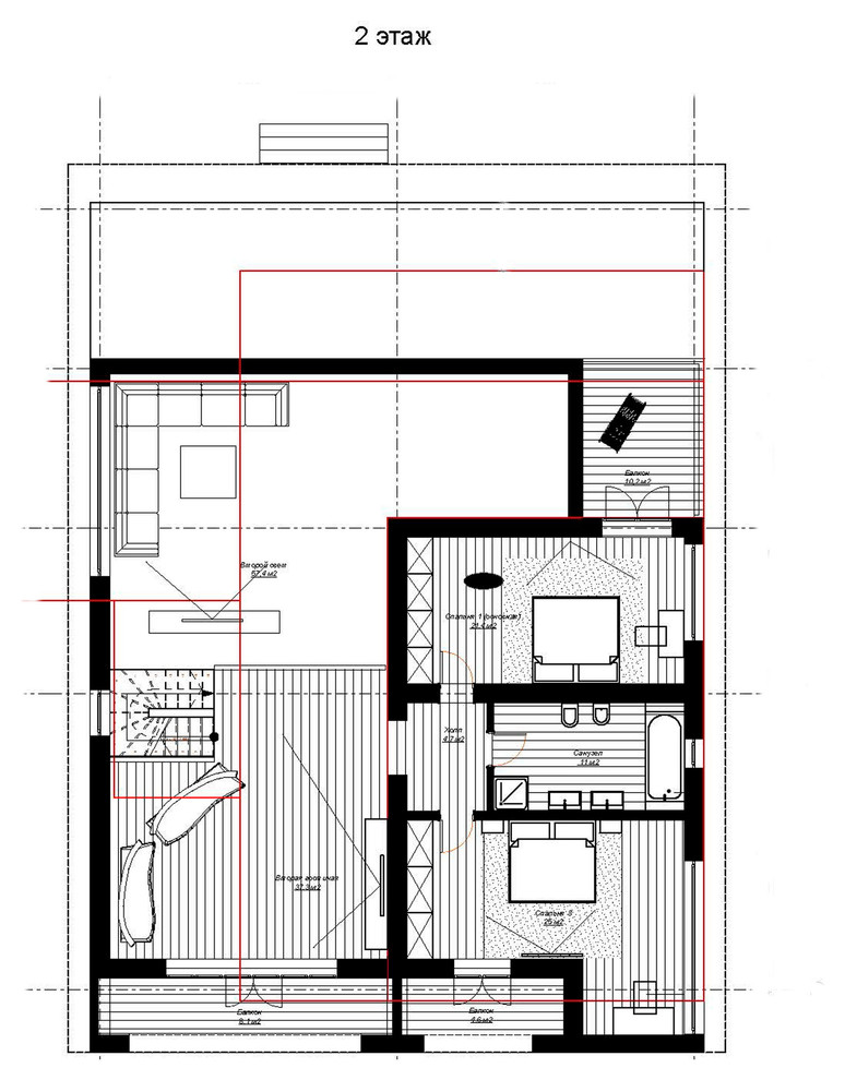 Проект дома в Тверской области, на бере