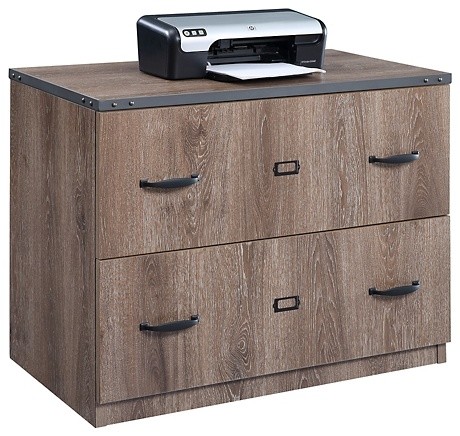 Rivet 36 W Two Drawer Lateral File Transitional Filing Cabinets By National Business Furniture Houzz