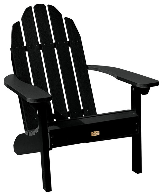 Elk Outdoors Mountain Bluff Essential Adirondack Chair, Abyss (Black)