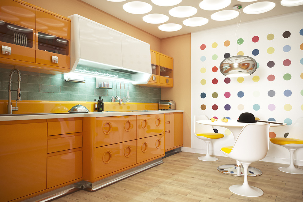 кухня в стиле "Заводной апельсин"