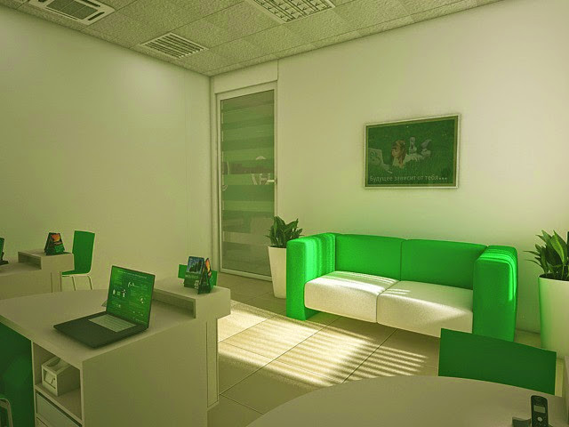 Корпаративный офис для компании сотовой связи