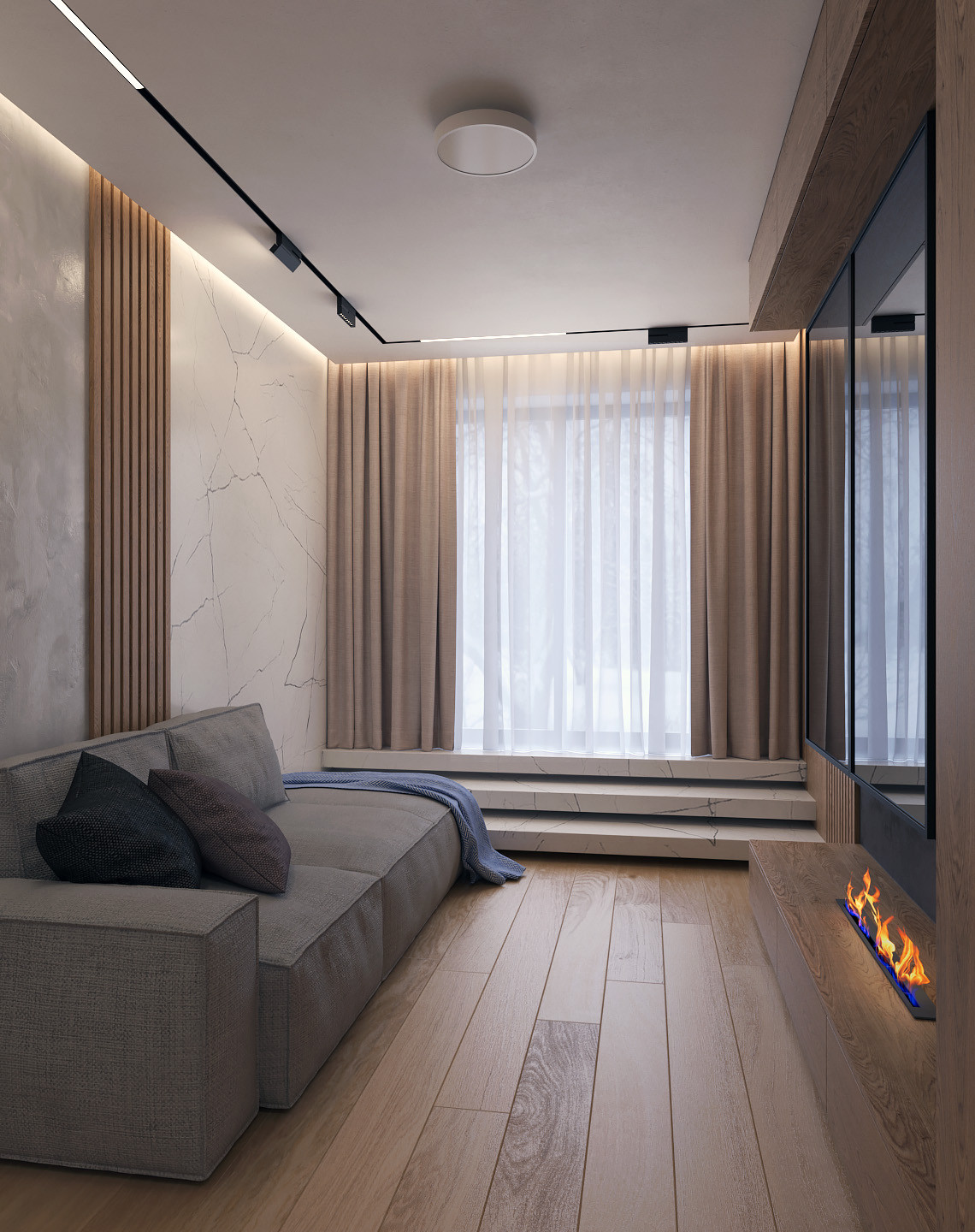 Дизайн проект дома, 88 кв. м, г. Самара, п. Кириллинский