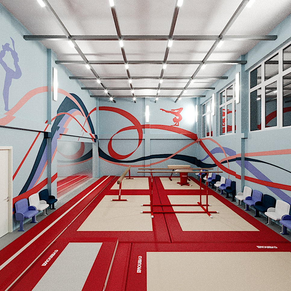 Проект школьного спортзала