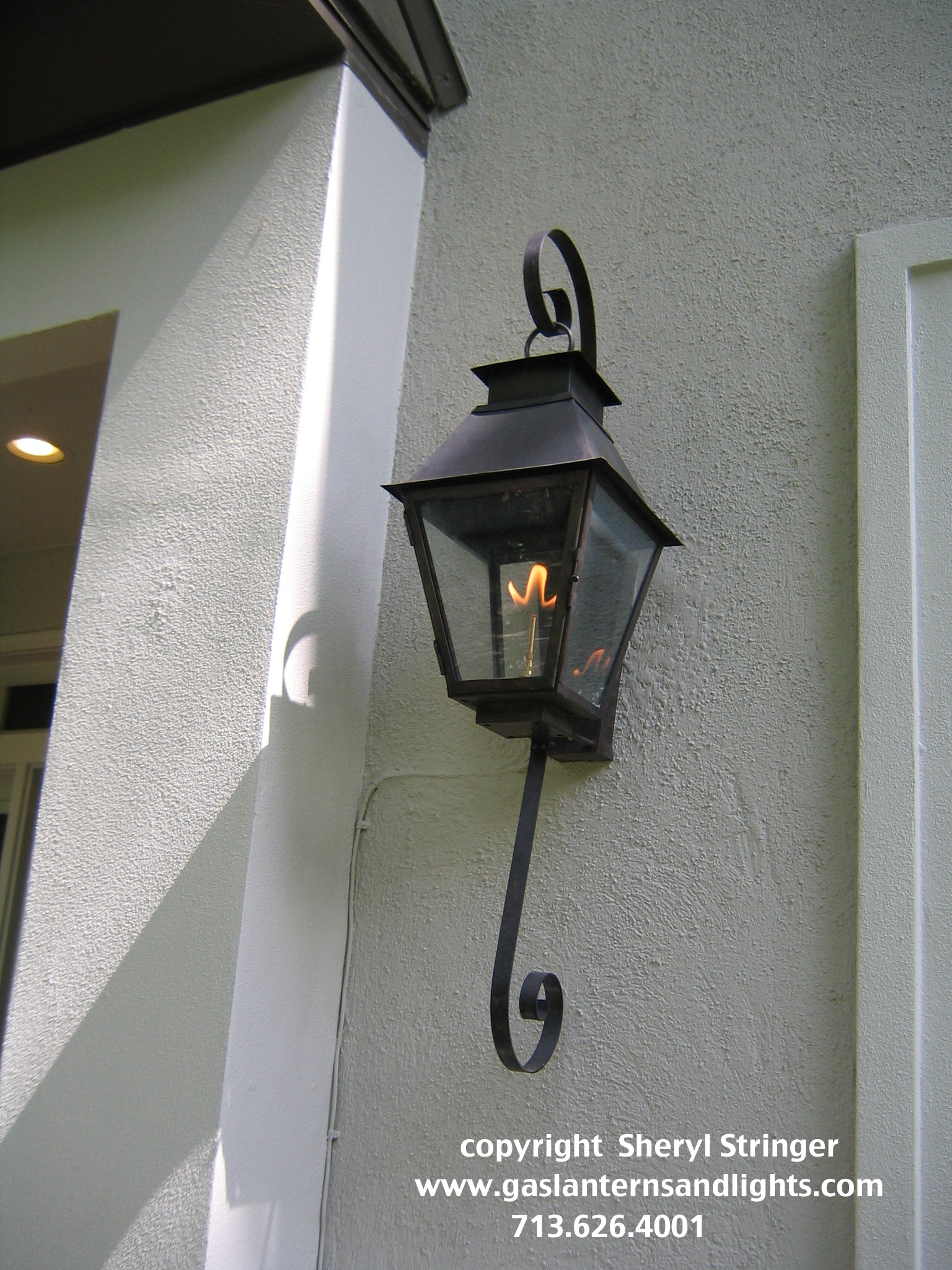 Front Door Gas Lanterns