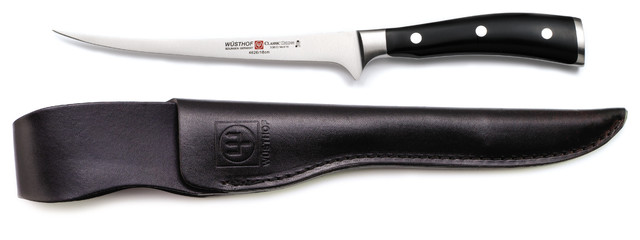 Wusthof Clic Ikon 7 Fillet Knife Leather Sheath Wusthof Clic Ikon 7 Fillet Knife Leather Sheath