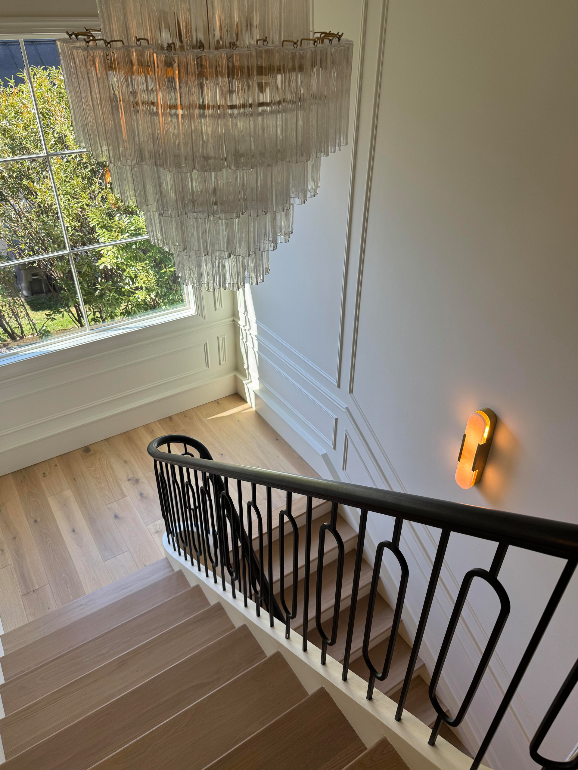134_Stunning Straight Stair with an Elliptical Twist, McLean, VA 22101