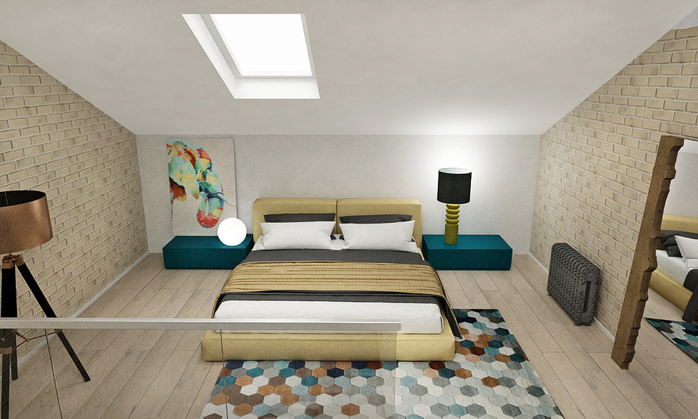 Дизайн - проект спальни в частном доме