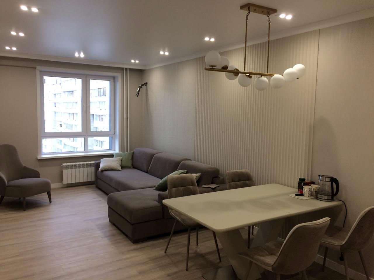 Двух комнатная квартира под ключ по адресу Ладо Кецхавели 37