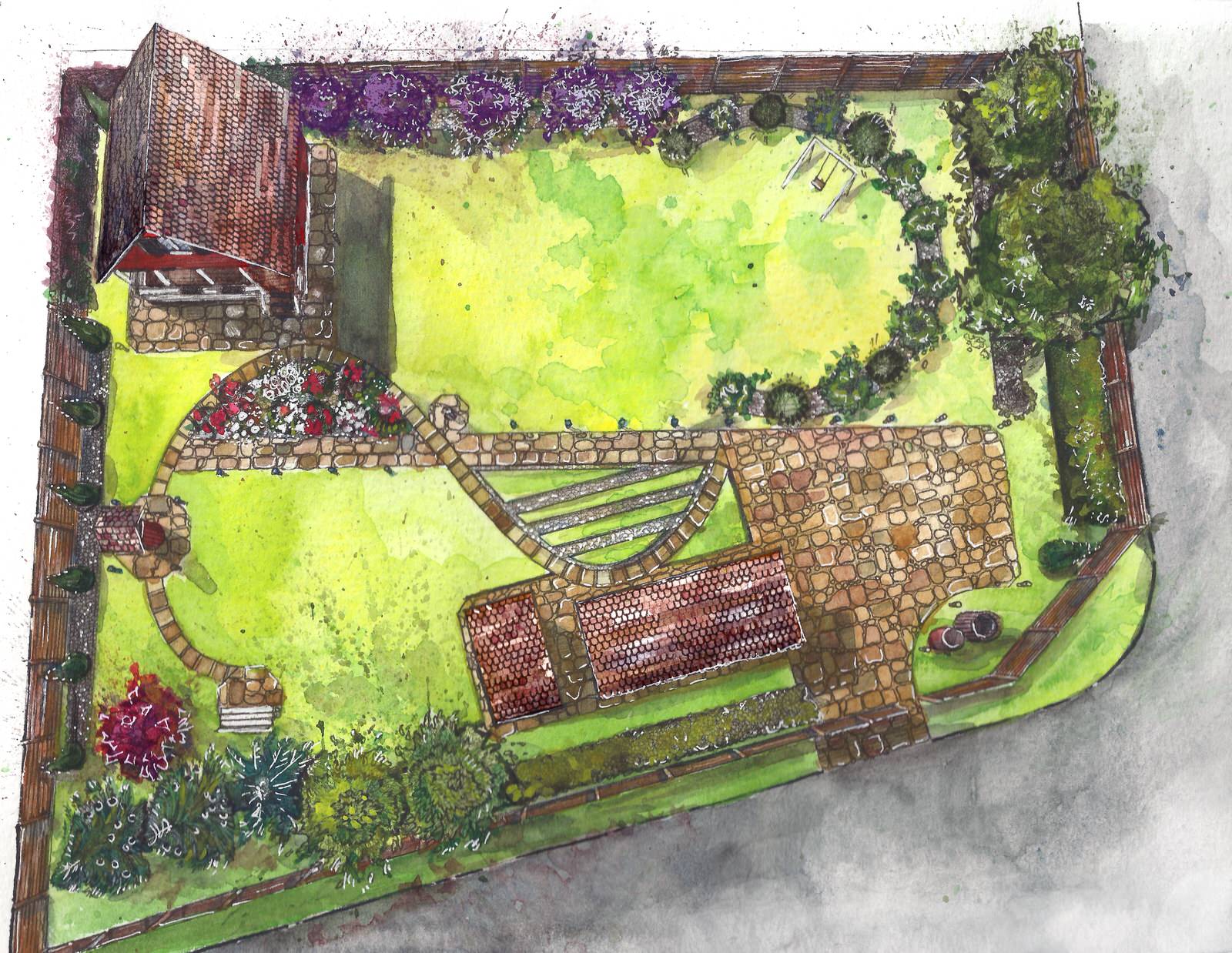 Проект благоустройства и озеленения территории в Подмосковье