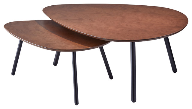 Hendrix Nesting Coffee Table Midcentury Coffee Tables By Buildcom
