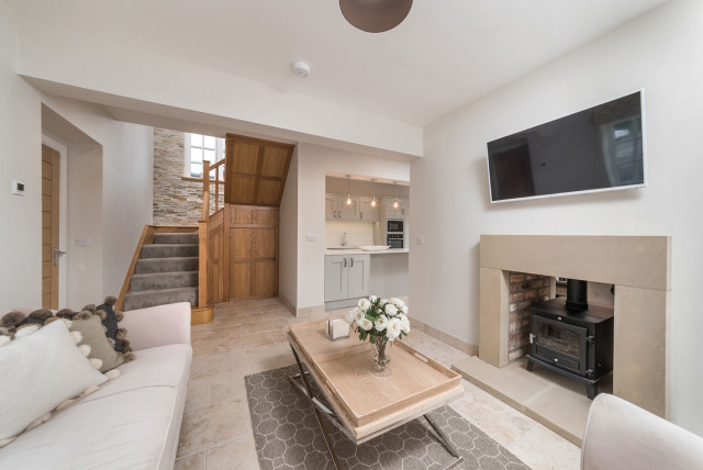 Kenton Lodge, Gosforth contemporary-vardagsrum