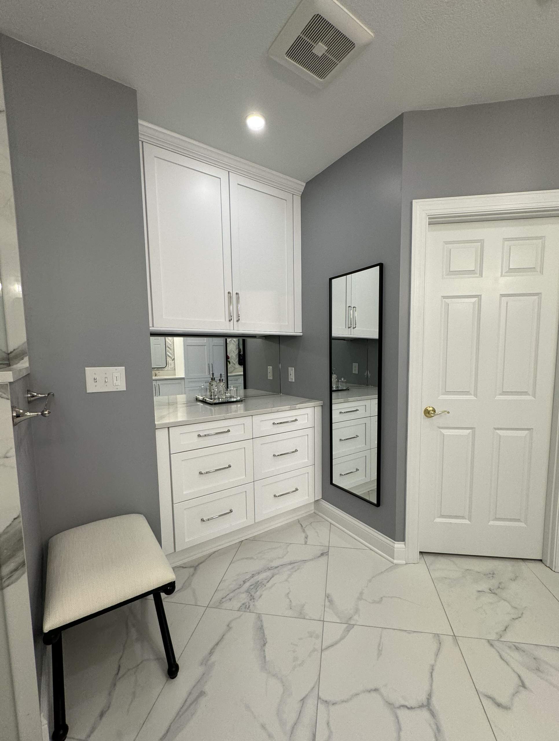 Sophisticated Haven. Primary bathroom renovation