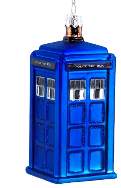 Kurt Adler Doctor Who Tardis Time Machine Holiday Ornament