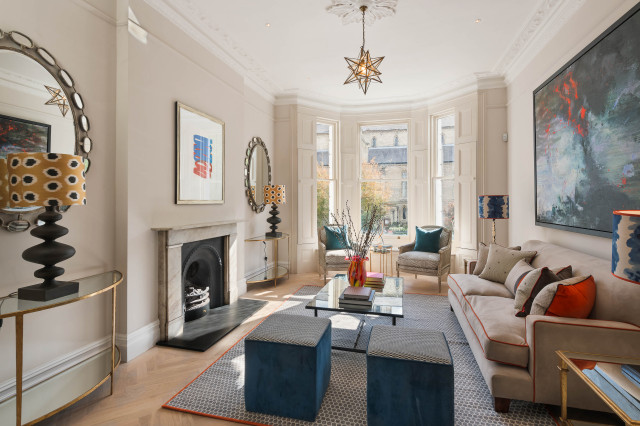 St James’ Gardens, W11 - Transitional - Living Room - London - by KD2 ...