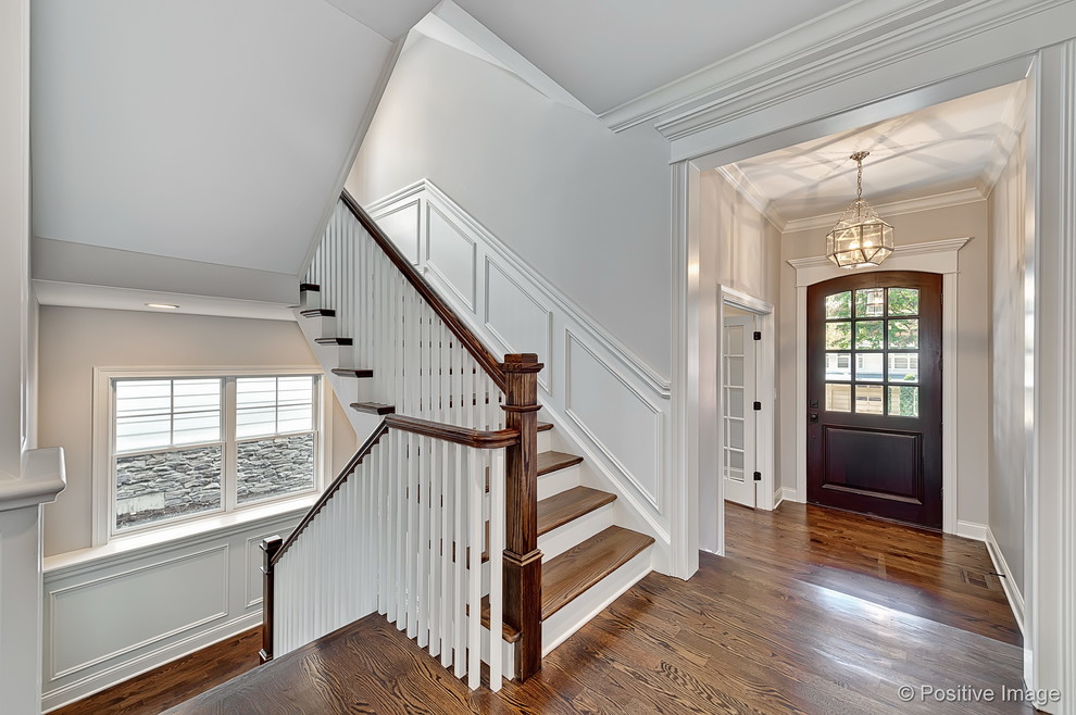 Classic Coastal - Craftsman - Staircase - Chicago - by Oakley Home ...