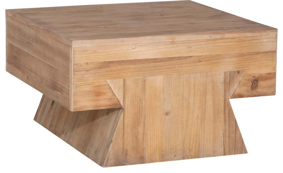 Terrence White Pine Dovetail Coffee Table Transitional Coffee