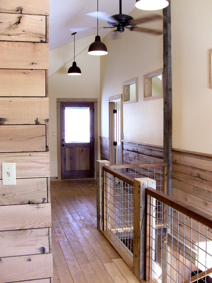 Inspiration for a rustic home design remodel in Denver