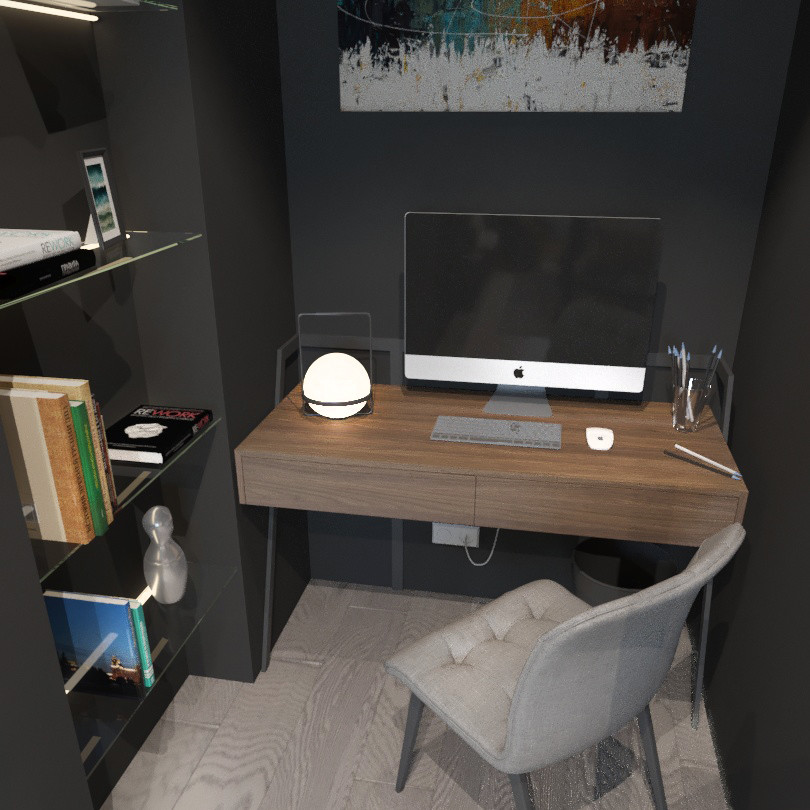 Современная квартира для пары с нотками уютного индастриала