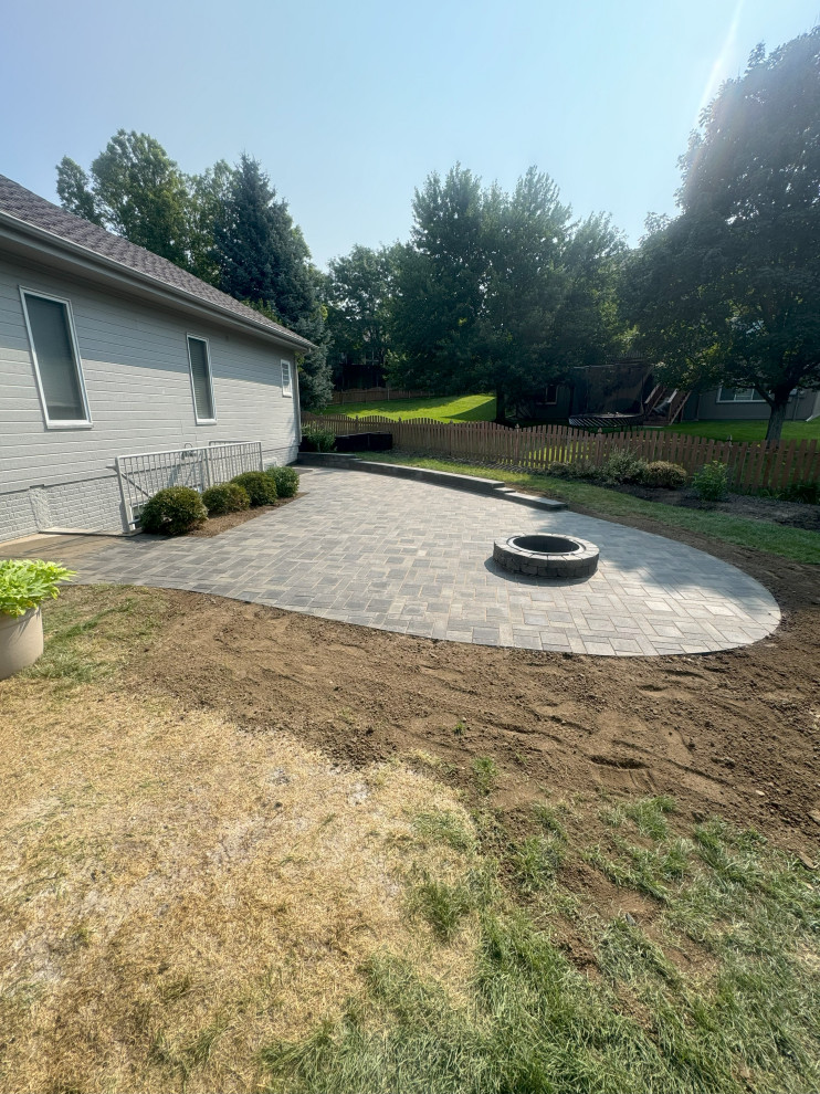 Paver Patio and Fire Pit