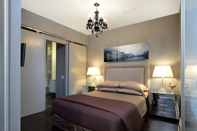 janet williams interiors condo design - contemporary - bedroom
