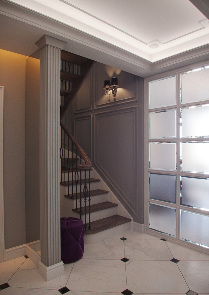 3х уровневая квартира в стиле современная классика