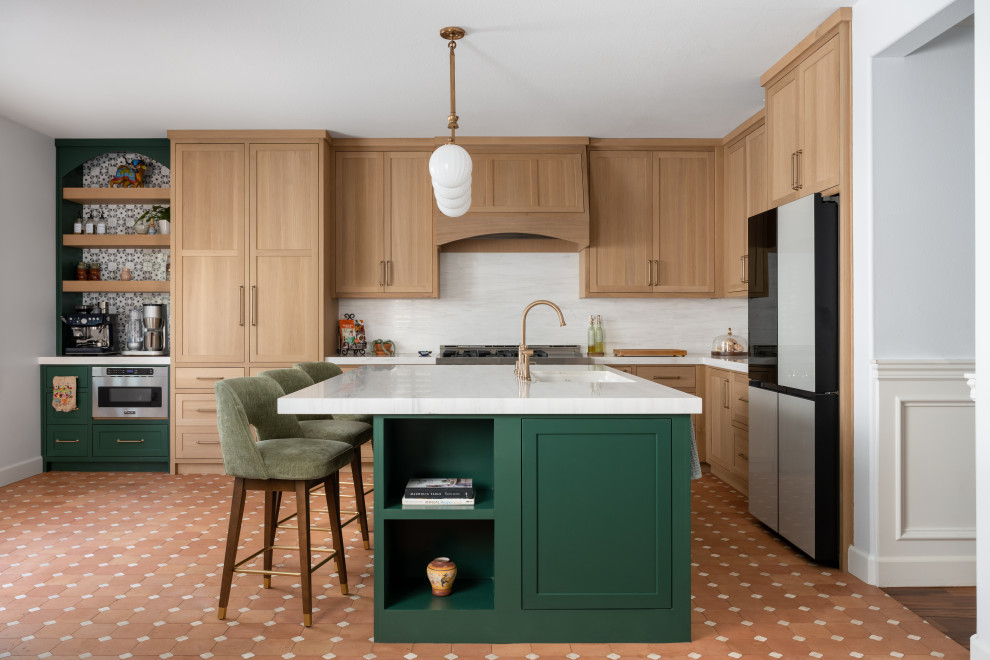 California Spanish-Inspired Kitchen