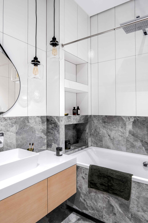 Minimalist Elegance for Small Bathroom Storage Ideas