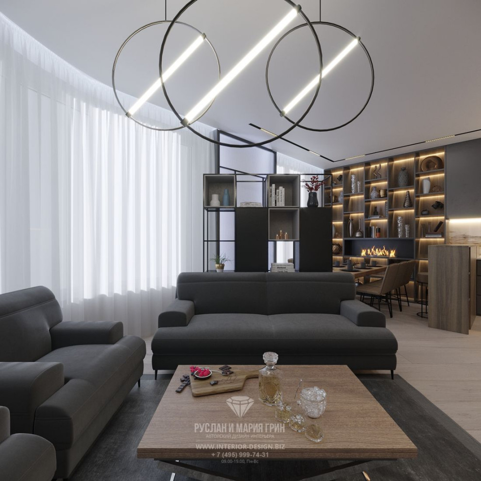 Дизайн квартиры в ЖК «Зиларт». Современный лофт