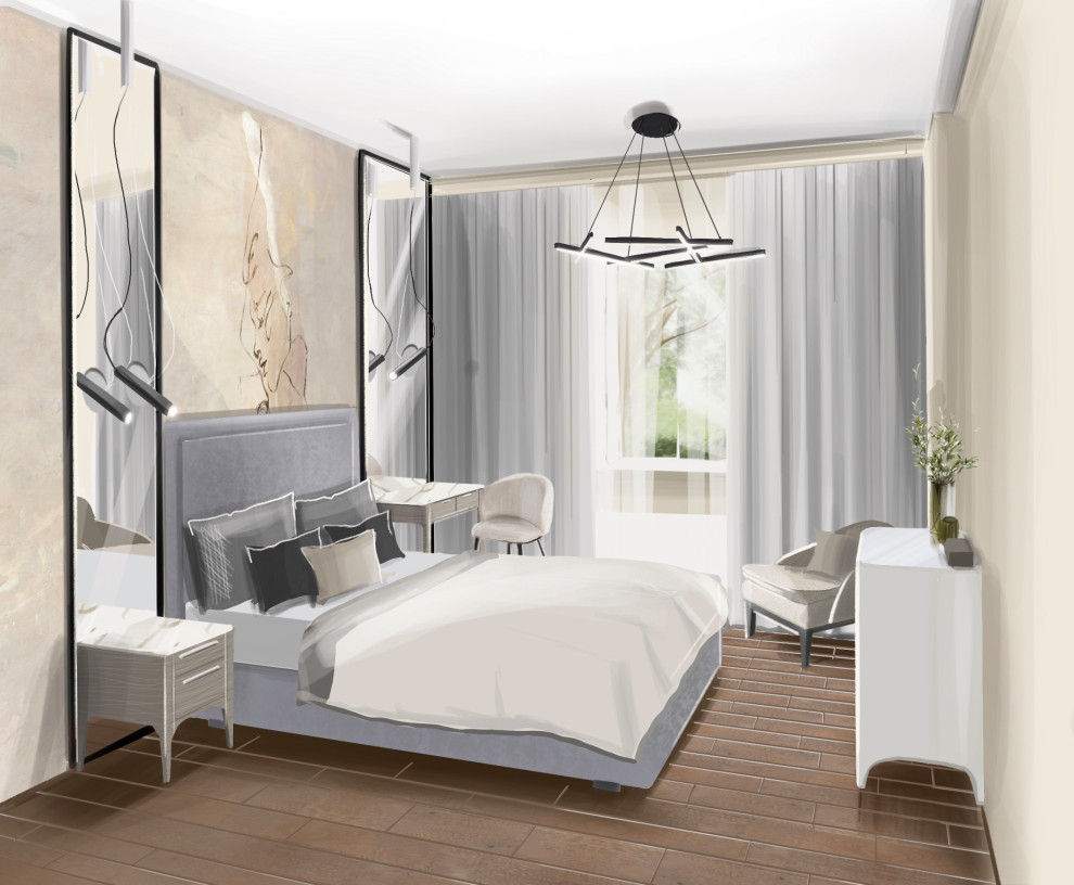 Спальня для молодой пары