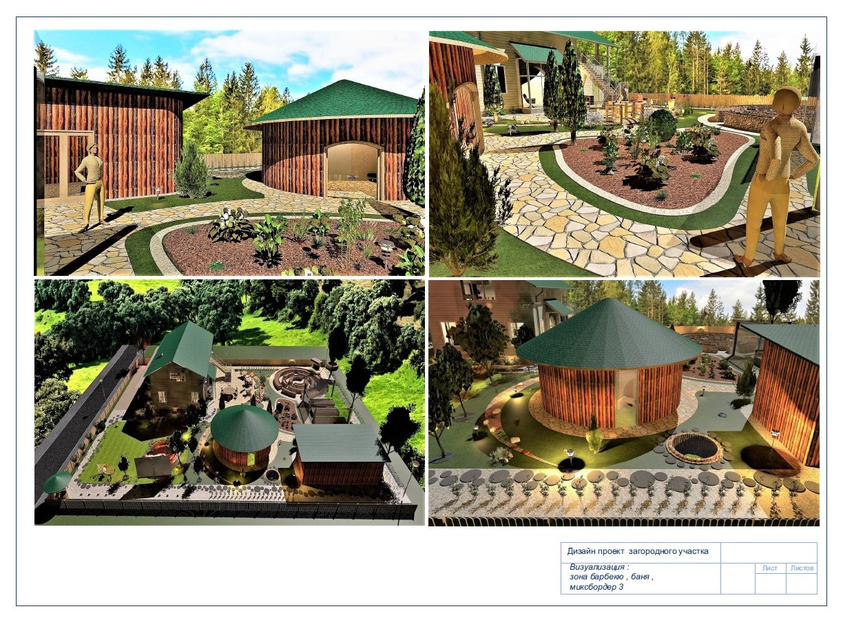 Дом с участком , дипломная работа.