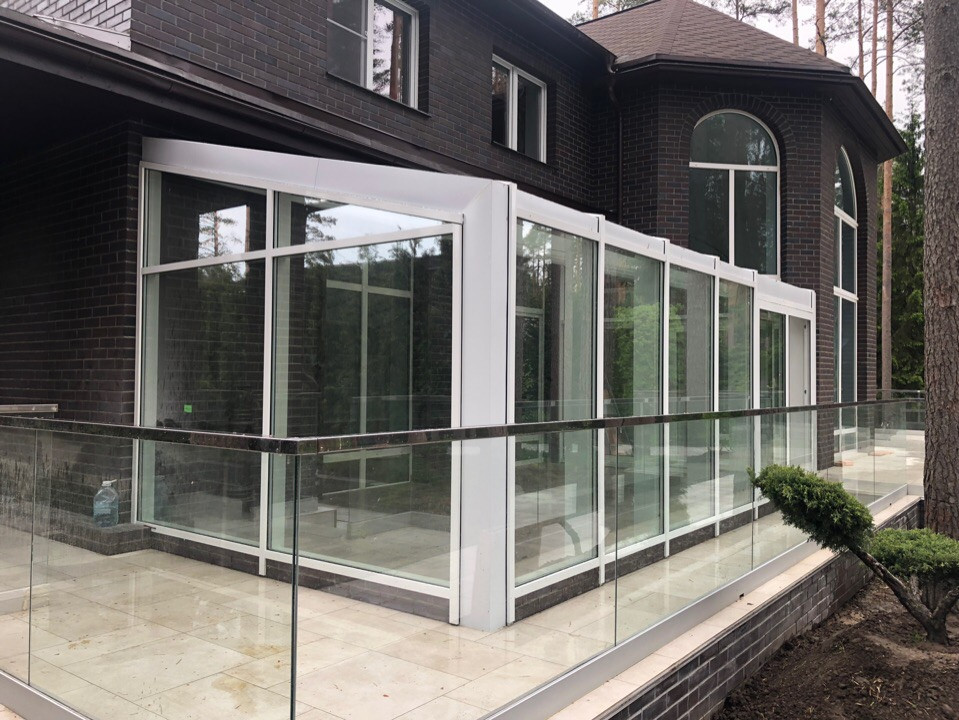 Зимний сад белый