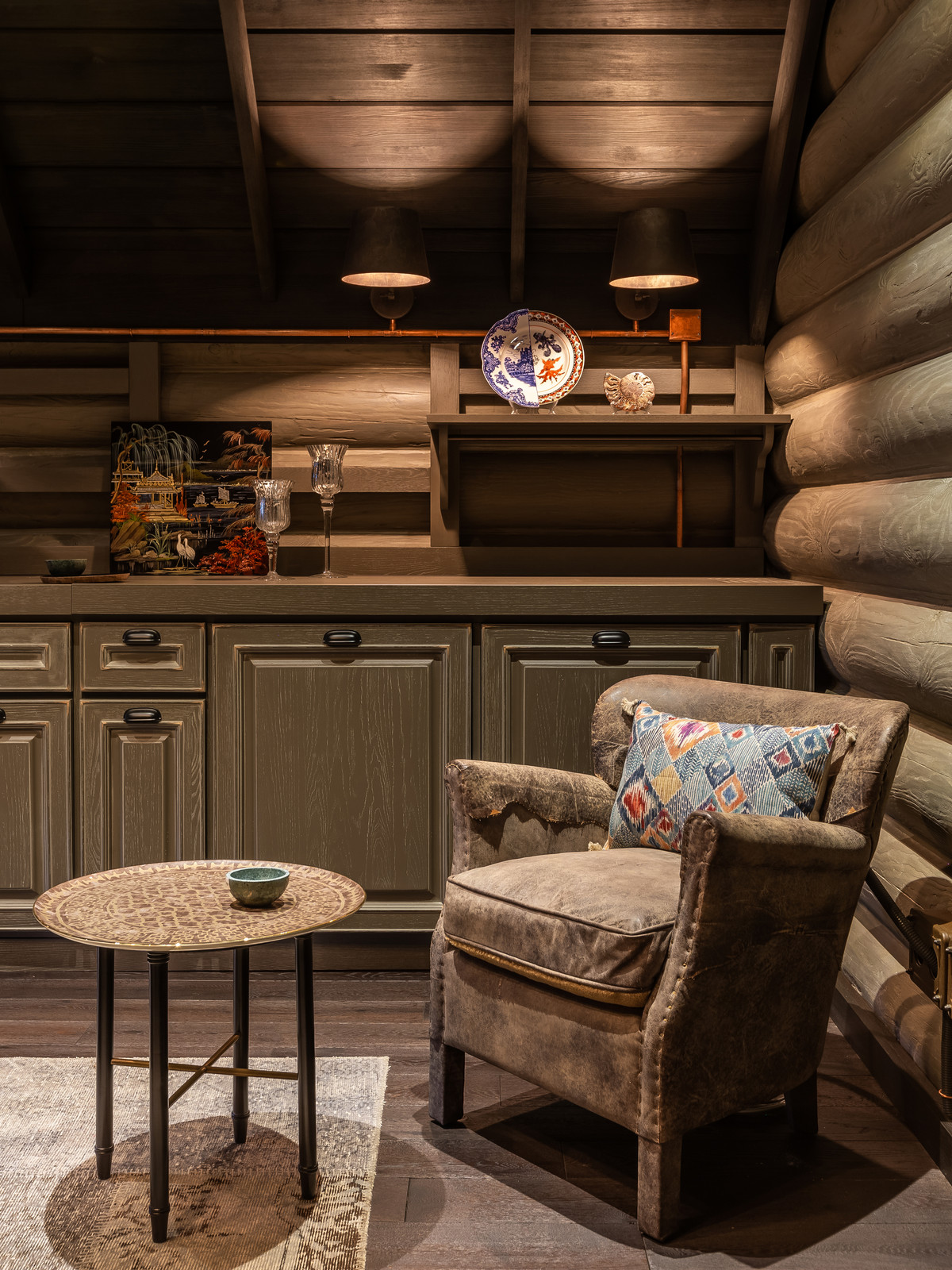 Комната отдыха в стиле шале