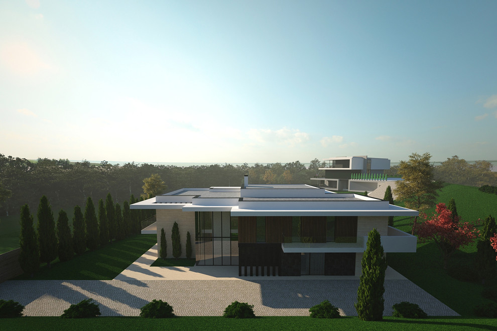 Проект современной виллы в Сибири