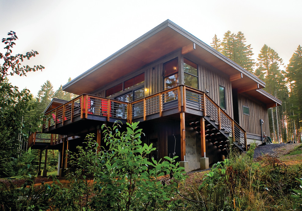 Spencer Lake Cabin Modern Exterior Seattle By Method Homes