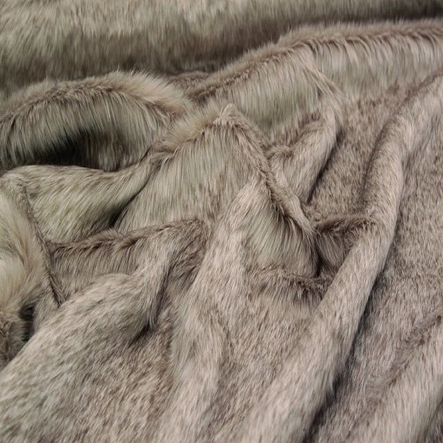 Siberian Wolf Faux Fur Throw/Blanket - Contemporary - Throws - by The