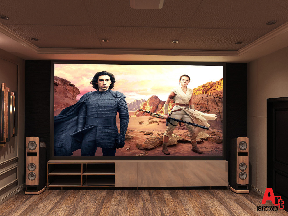 Персональный кинозал в частном доме в Пущино