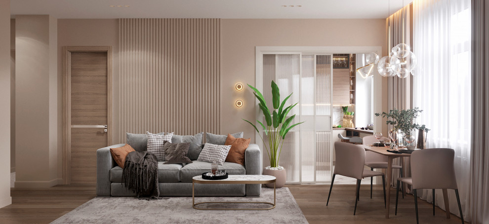 Дизайн трёхкомнатной квартиры 63,3 кв.м