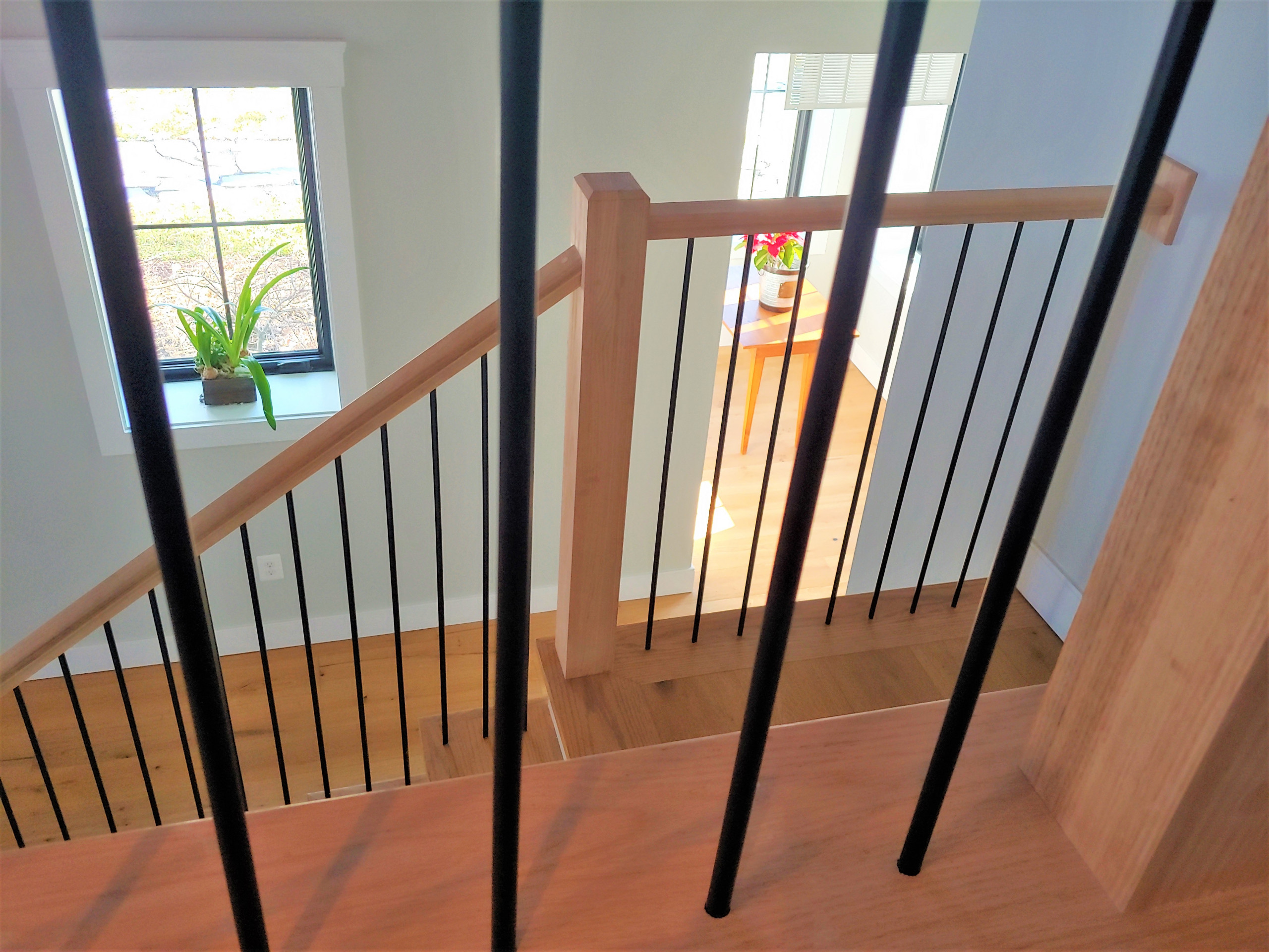 102_Straight-Freestanding Stairs/Landing in Barn Style Home, Leesburg VA 20175