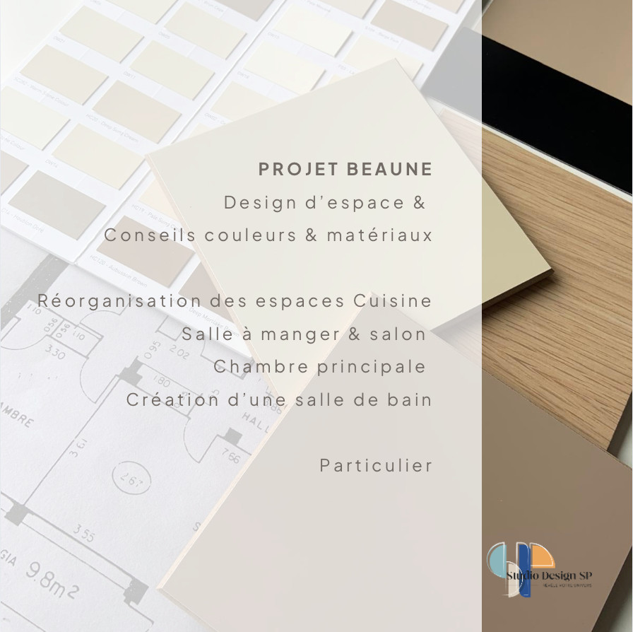 Réorganisation des espaces & conseils conleurs et matériaux