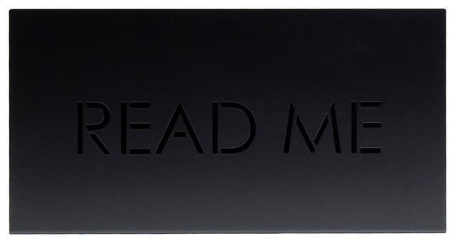 Read Me Magazine Rack, Black
